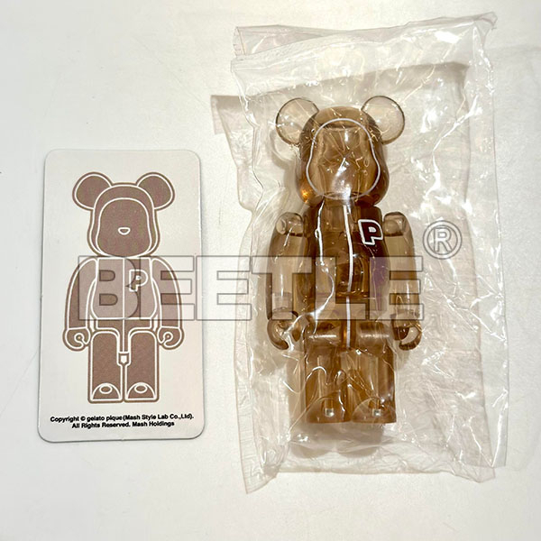 BEETLE BE@RBRICK S43 盒抽 睡衣熊 GELATO PIQUE 咖啡色 隱藏版 庫柏力克熊 100%