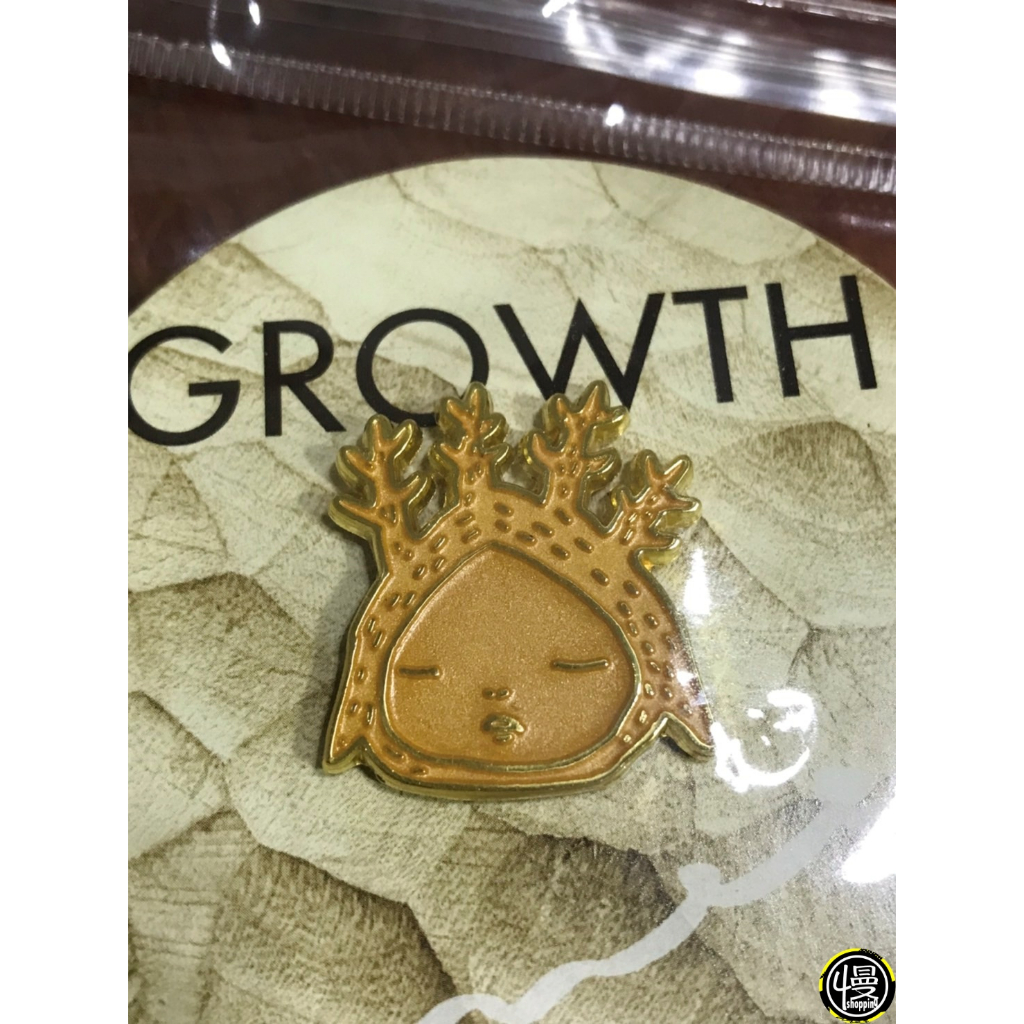 【慢拍半】中村萌 growth個展 金色 徽章 限量金章