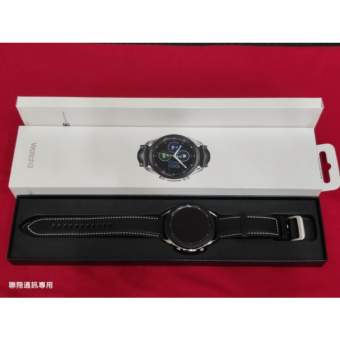 聯翔通訊 外觀如新 銀色 SAMSUNG Watch 3 45mm R840 台灣三星過保固2023/3/2 原廠盒裝