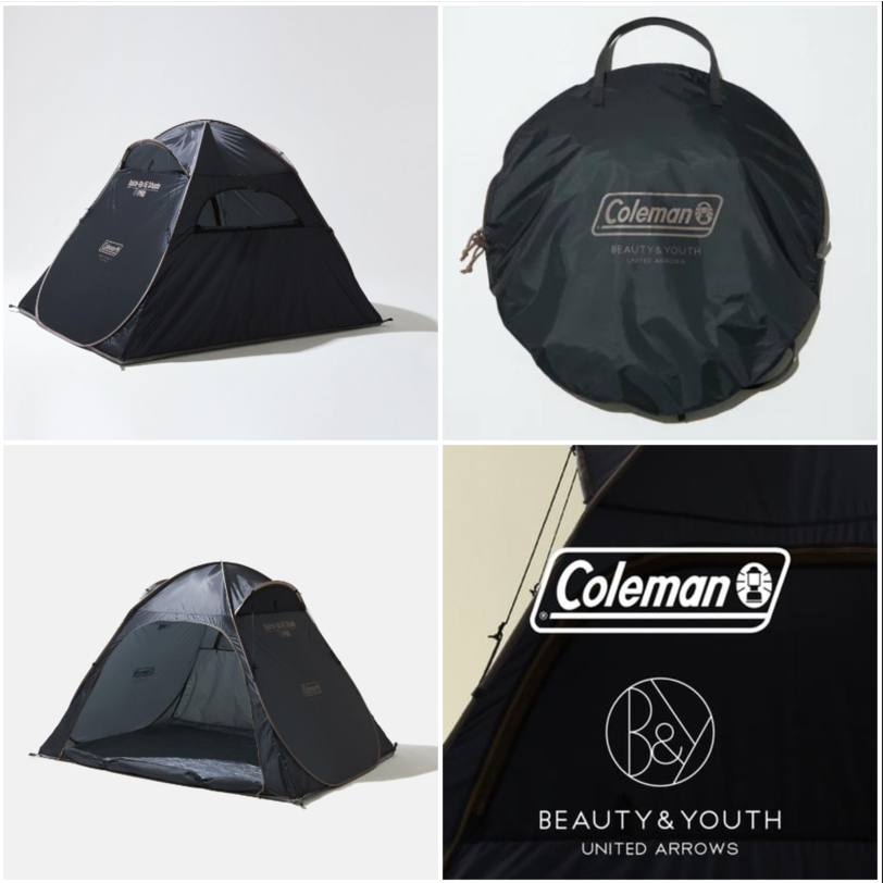 🌈[爵士大叔]COLEMAN X BEAUTY &amp; YOUTH 聯名快速帳篷_露營帳篷_QUICK UP_日本平輸現貨