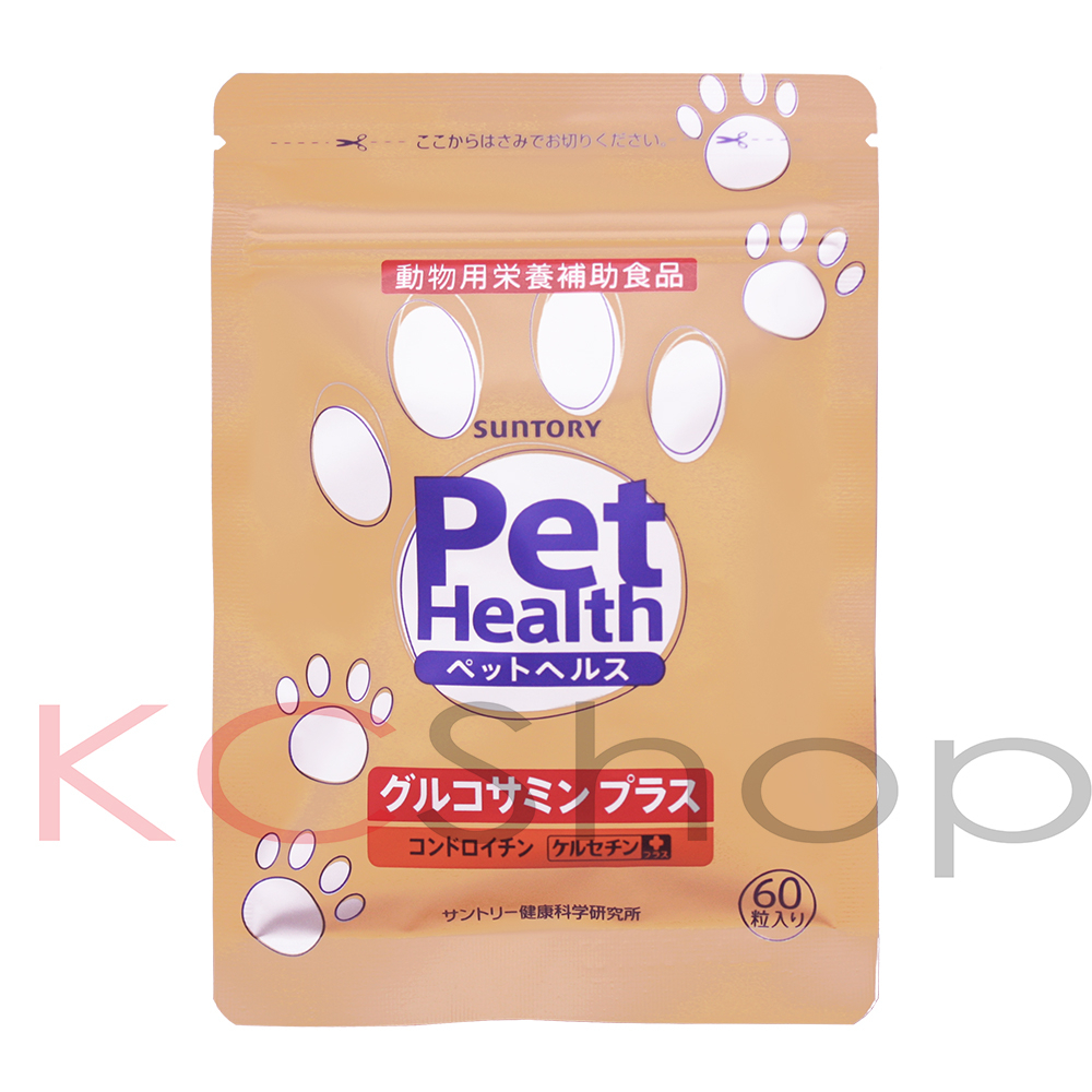 【即期24年12月】Suntory三得利 毛孩 固力伸 愛犬關節靈活配方（60錠）犬用【kcshop】