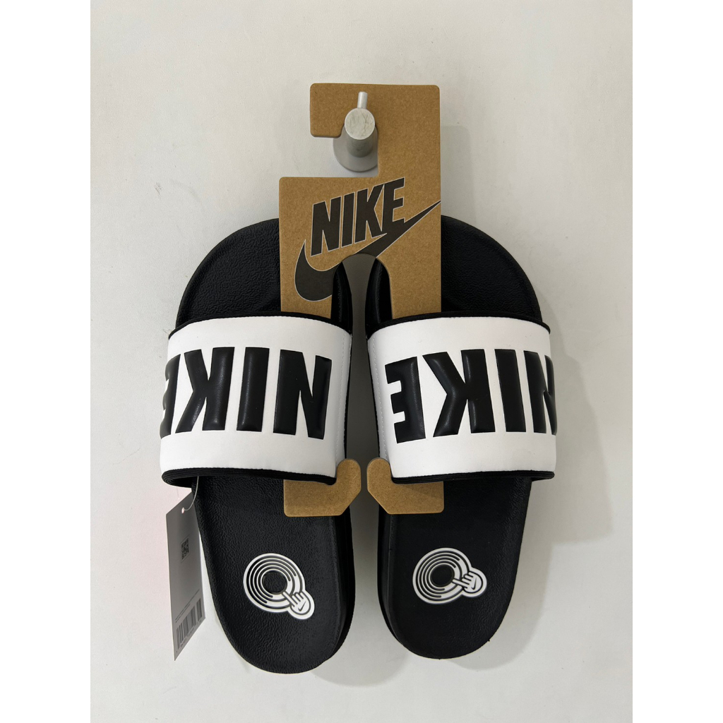 🦸‍♂️水果俠商店 Nike 拖鞋 OFFCOURT SLIDE 軟底 海綿 女鞋 黑白#BQ4632-011