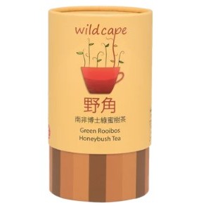 【雄讚購物】Wild Cape Green Rooibos 野角南非博士綠茶、紅茶、綠蜜樹茶【40茶包/罐】