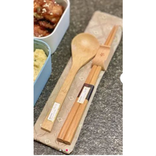 金檀木個人筷袋組 筷子 湯匙 筷架 收納袋