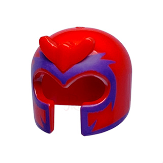 公主樂糕殿 LEGO 樂高 6866 超級英雄 萬磁王 頭盔 安全帽 紅色 10305pb01 A275