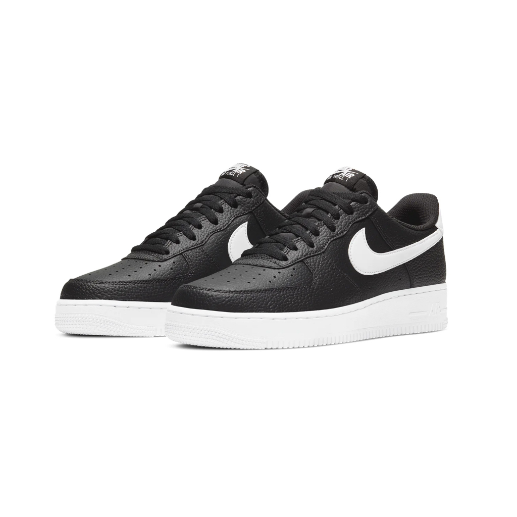NIKE AIR FORCE 1 '07 黑底白勾-CT2302 002