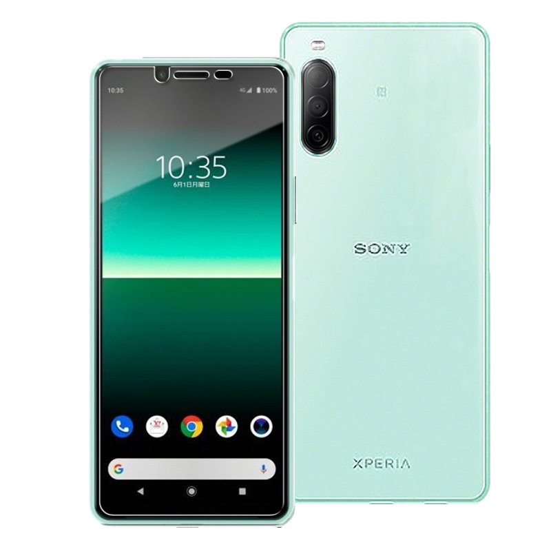 【厚膠無白邊】 SONY Xperia 10 II 鋼化玻璃 保護貼 玻璃貼 高硬度玻璃膜 9H 非滿版 不卡殼