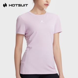 HOTSUIT 女裝短袖T恤-粉紫-613310001-PP