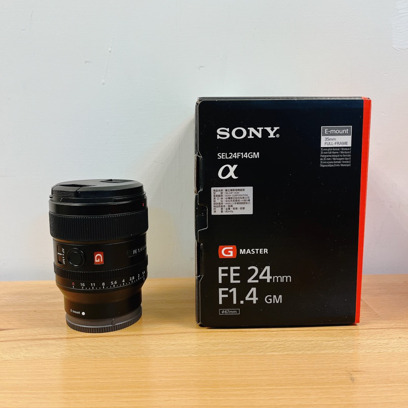 ( 大光圈廣角定焦 ) Sony 24mm F1.4 GM 二手鏡頭 外觀99成新 公司貨 有盒單