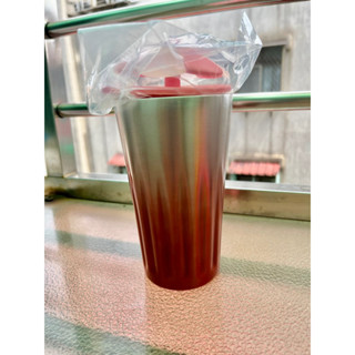 ♡全新現貨♡ Kanu孔劉咖啡 陽傘不銹鋼杯 環保杯（粉紅色）僅售杯子「詳見內容說明」