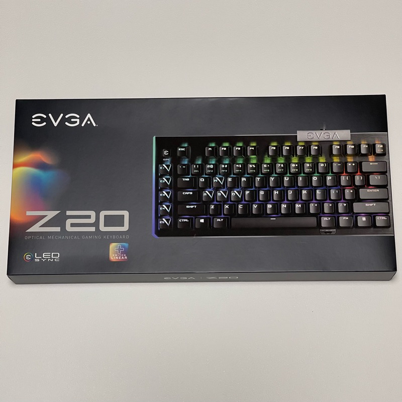 艾維克 EVGA Z20 RGB 光學機械鍵盤 光軸