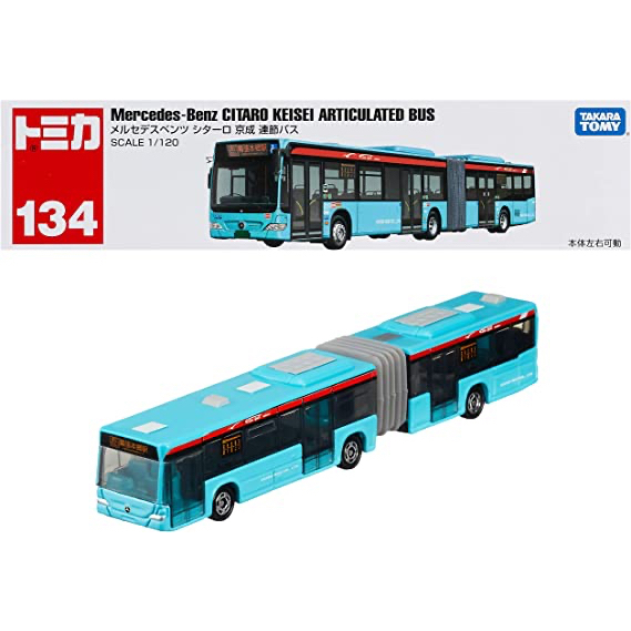 （現貨-日本直購）TOMICA No.134 賓士 CITARO BUS 雙節巴士 公車 收藏經典 長型車