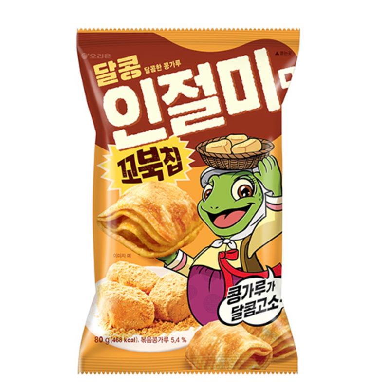 🌟好麗友烏龜玉米脆片🌟韓國烤麻糬風味80g