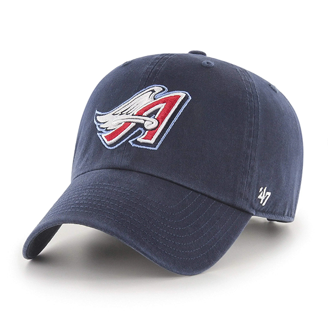 47 Brand MLB 洛杉磯天使 名人堂經典款 '47 CLEAN UP 軟版 可調 金屬環扣 彎帽 老帽