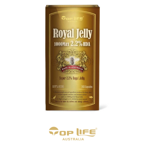 (🐨澳貨紐物)澳洲 Toplife－蜂王乳 Royal Jelly 1000 Max 2.2% HDA *365