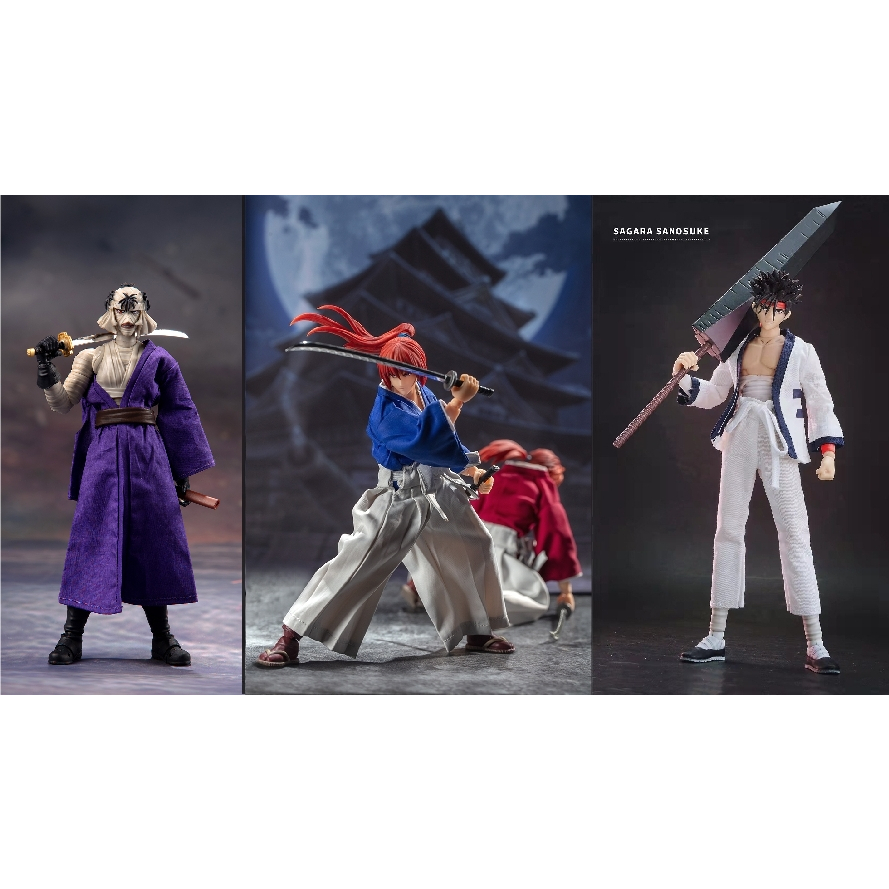 大聖模型 神劍闖江湖 浪人劍客 緋村 拔刀齋 浪客劍心 緋村劍心 相樂左之助 志志雄真實 1/12