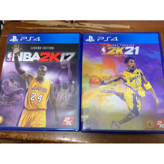 PS4 NBA 2K21 永懷曼巴 + NBA 2K17 KOBE封面 中文