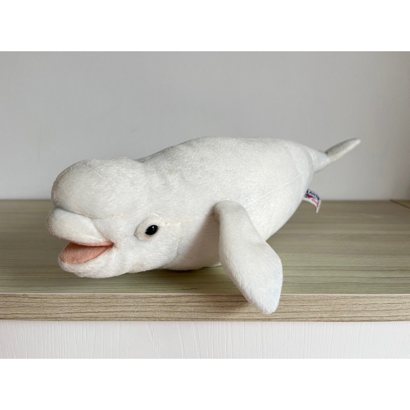 HANSA Creation 擬真動物玩偶 小白鯨