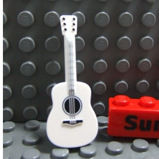 【積木2010】樂高 LEGO 白色 吉他 21317 米奇 吉他 25975pb02 道具 (U-16)