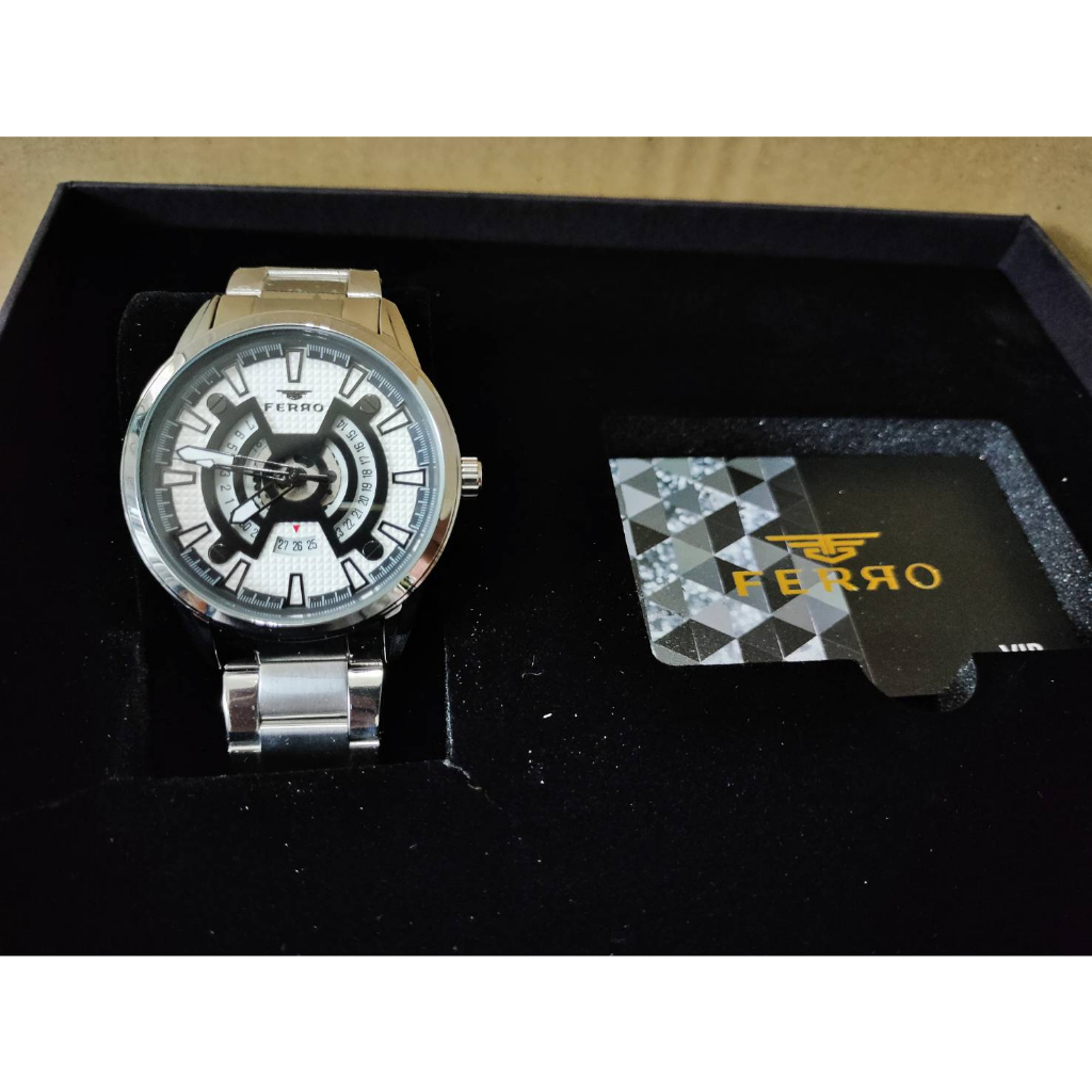 FERRO 輪盤設計日期手錶(1984)