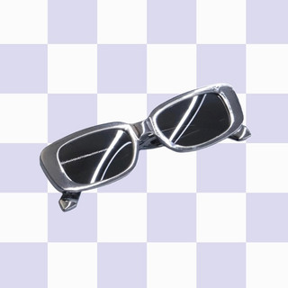 現貨｜SAUVAGES silver square sunglasses 銀色方形眼鏡