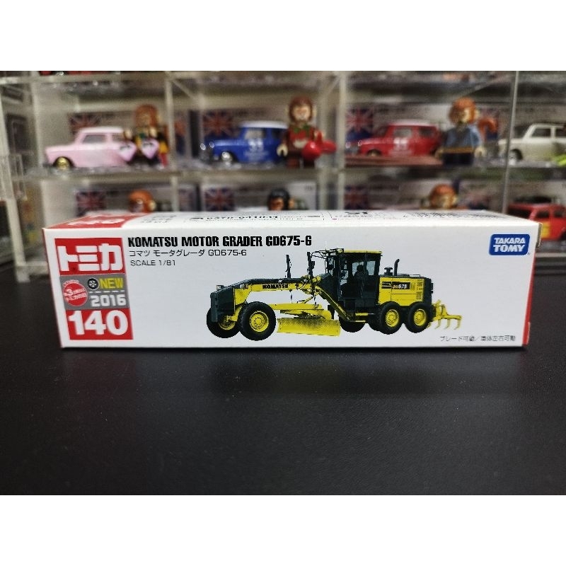 TOMICA TOMY NO.140 NO140 KOMATSU GD675-6 小松製作所 農作機械工程車