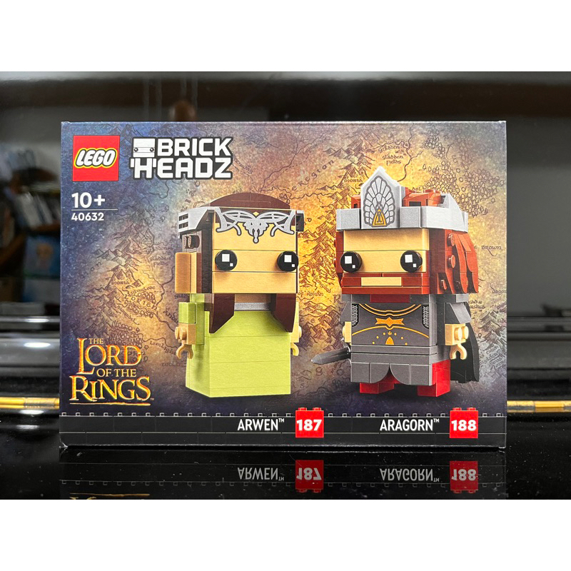 「奇奇蒂蒂」Lego 樂高 40632 BrickHeadz 魔戒 亞拉岡與亞玟 Aragorn &amp; Arwen