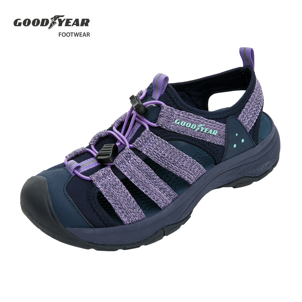 GOODYEAR固特異【盛夏探險】女鞋 護趾織帶運動涼鞋 紫 / GAWS32607/K Shoe Plaza