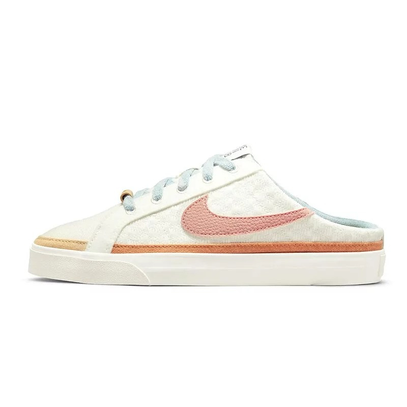 Nike 穆勒鞋 懶人鞋 Court Legacy Mule 米白粉 女款 DV1741-181 [現貨]