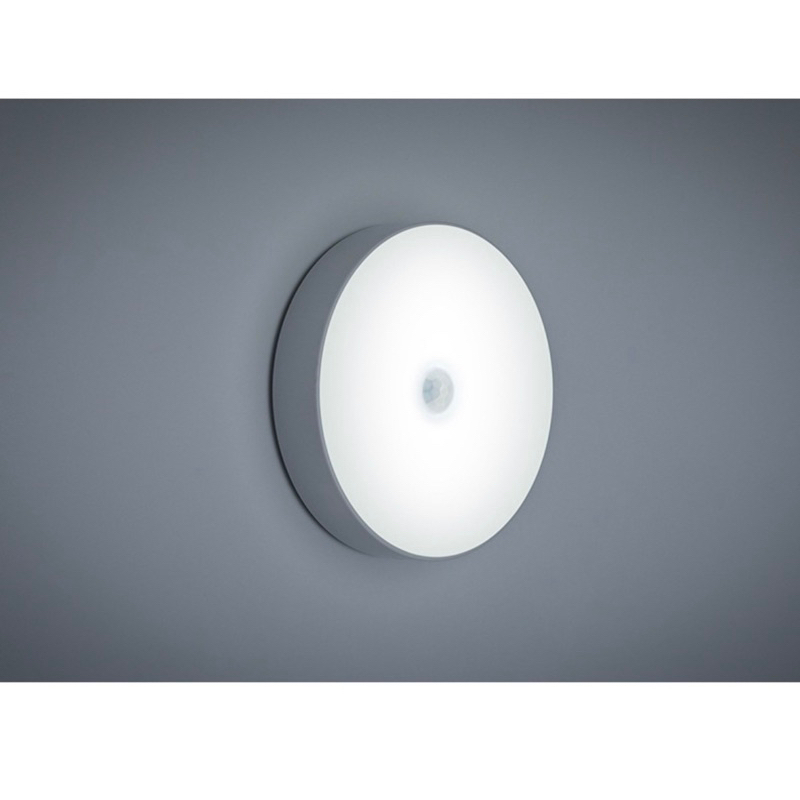 現貨 感應磁吸小夜燈 圓形感應燈 磁吸式感應燈 人來即亮 白光 超長續航 床頭燈 USB充電 寢室夜燈