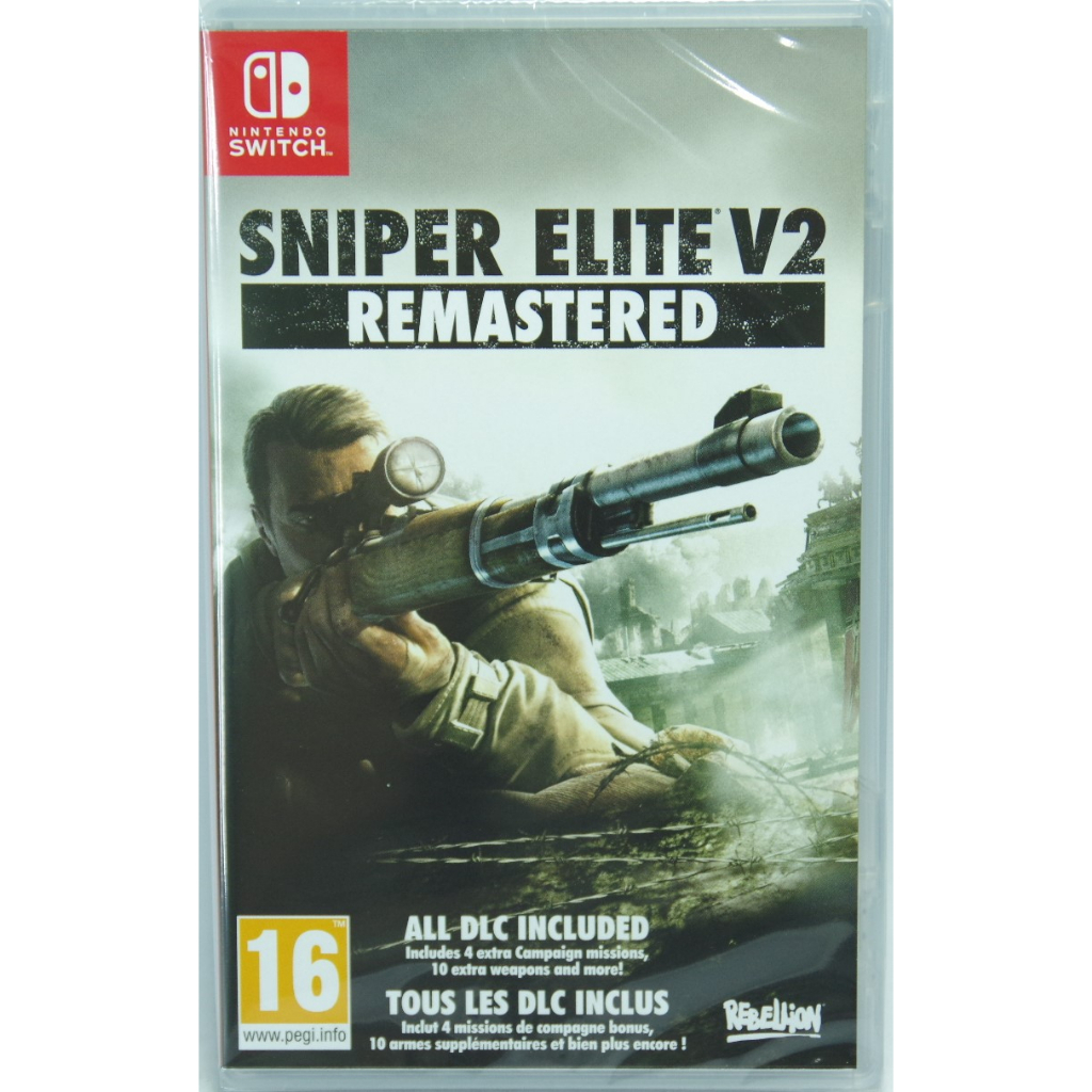 &lt;譜蕾兒電玩&gt;(全新) NS Switch 狙擊之神 V2 重製版 中文版 Sniper Elite 狙擊精英 狙擊菁英