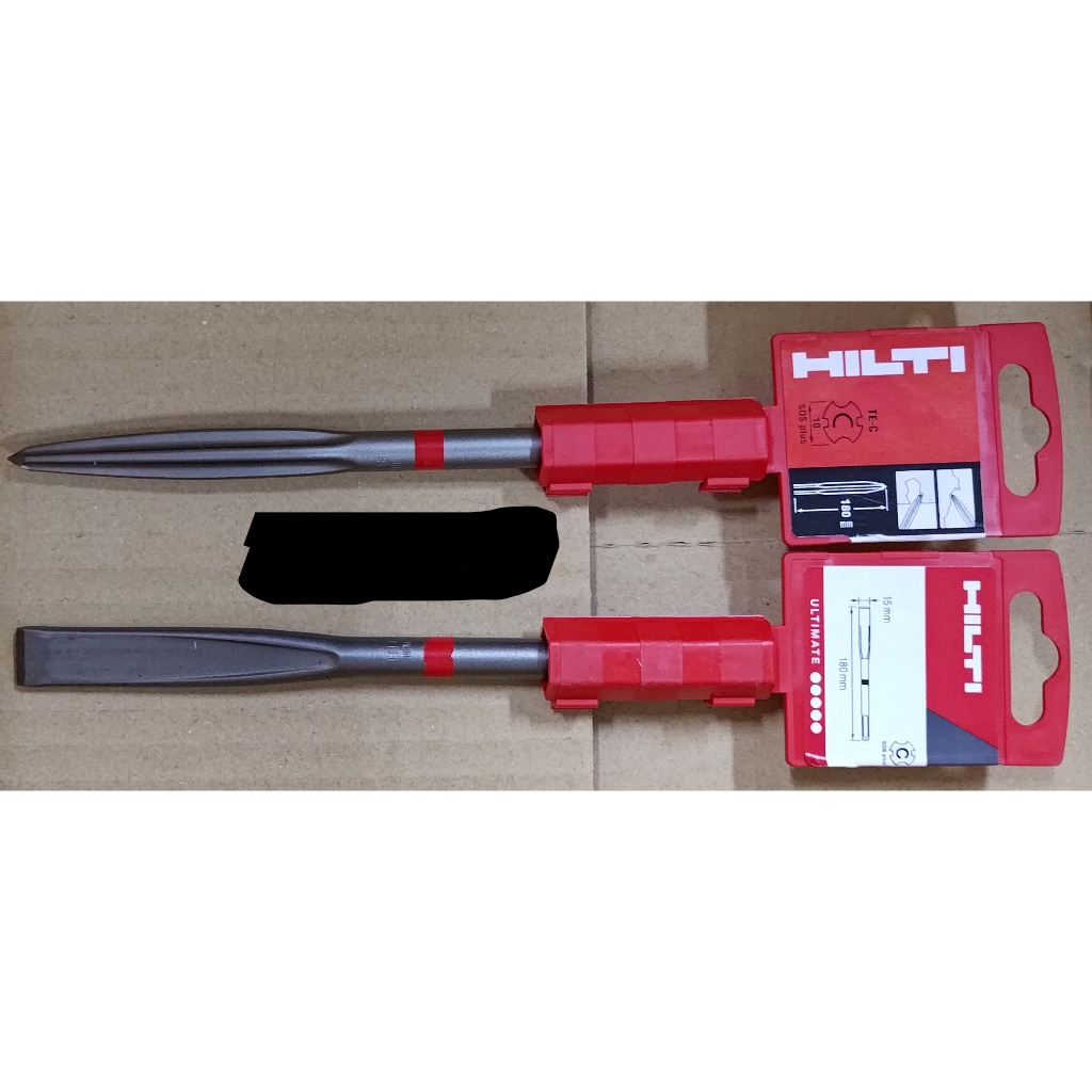 【金牛五金】HILTI 喜利得 喜得釘180mm 四溝電動尖鑿 四溝尖斬 TE-CP水泥鑿子 四溝鑿尾 斬尾 多邊形