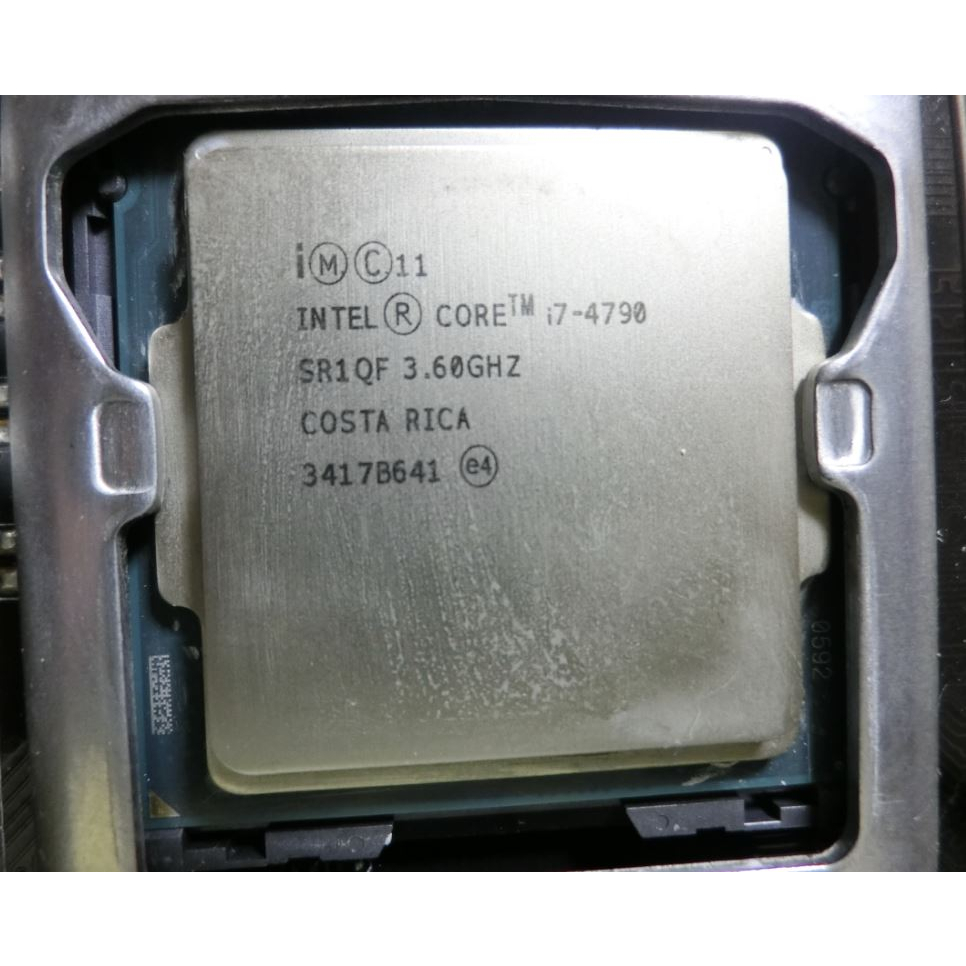 intel i7 4790 cpu含原廠銅風扇1150脚位