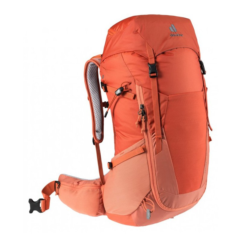 【德國 deuter】 FUTURA透氣網架背包 24SL『橘紅』3400521 登山.露營.休閒.旅遊.戶外.後背包.