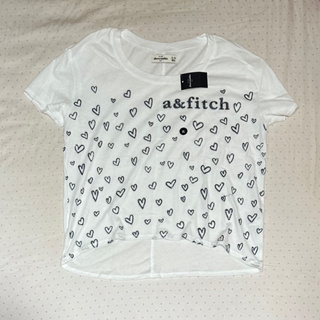 [全新]Abercrombie & Fitch 短袖logo t KIDS XL號(女可穿)