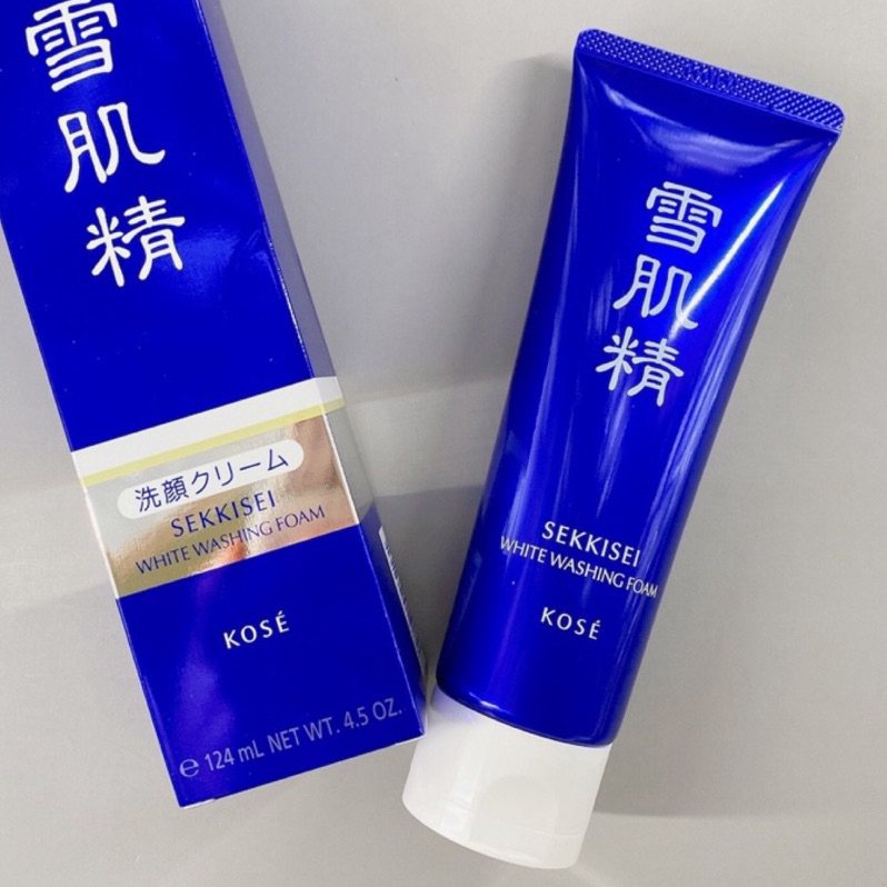 雪肌精淨透洗顏霜 Sekkisei White Washing Foam 130g 洗面乳 潔面乳 KOSE