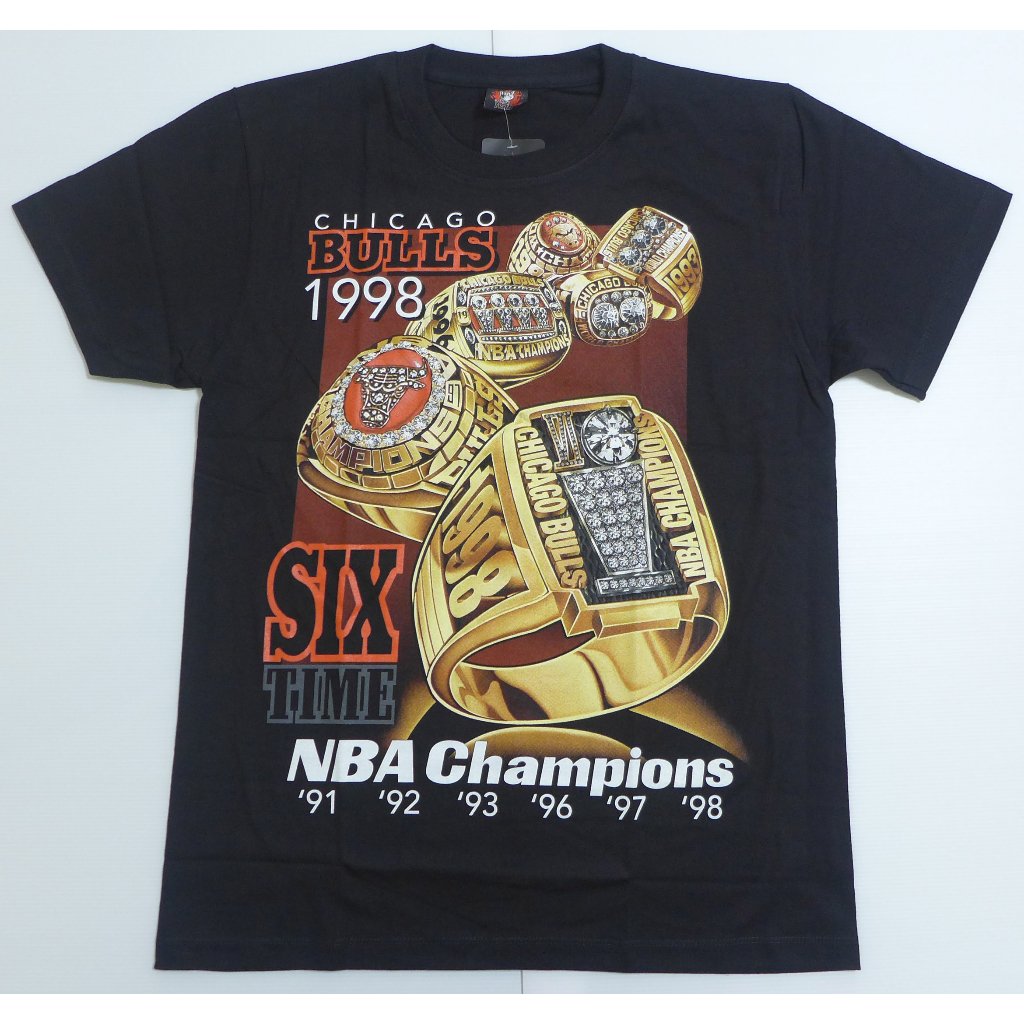 【Mr.17】芝加哥公牛隊 冠軍戒指 喬丹 皮蓬 羅德曼 NBA籃球 短袖人像人物T恤 (H937)