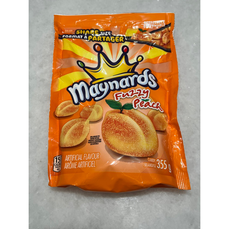 現貨 24小時出貨 加拿大🇨🇦直送 Maynards 水蜜桃軟糖 分享包 355g 糖果 軟糖