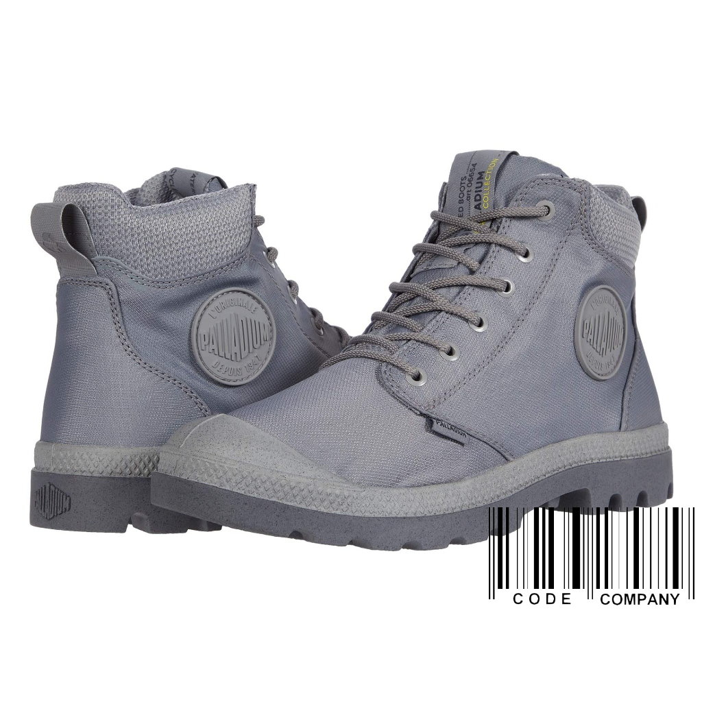 =CodE= PALLADIUM PAMPA CUFF RCYCL WP 再生防水針織軍靴(灰) 06654-011 男