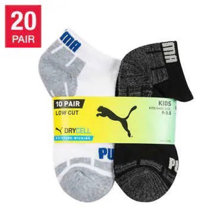 預購中🔥美國🇺🇸 costco puma青少年襪子組 超值組 20雙 正品