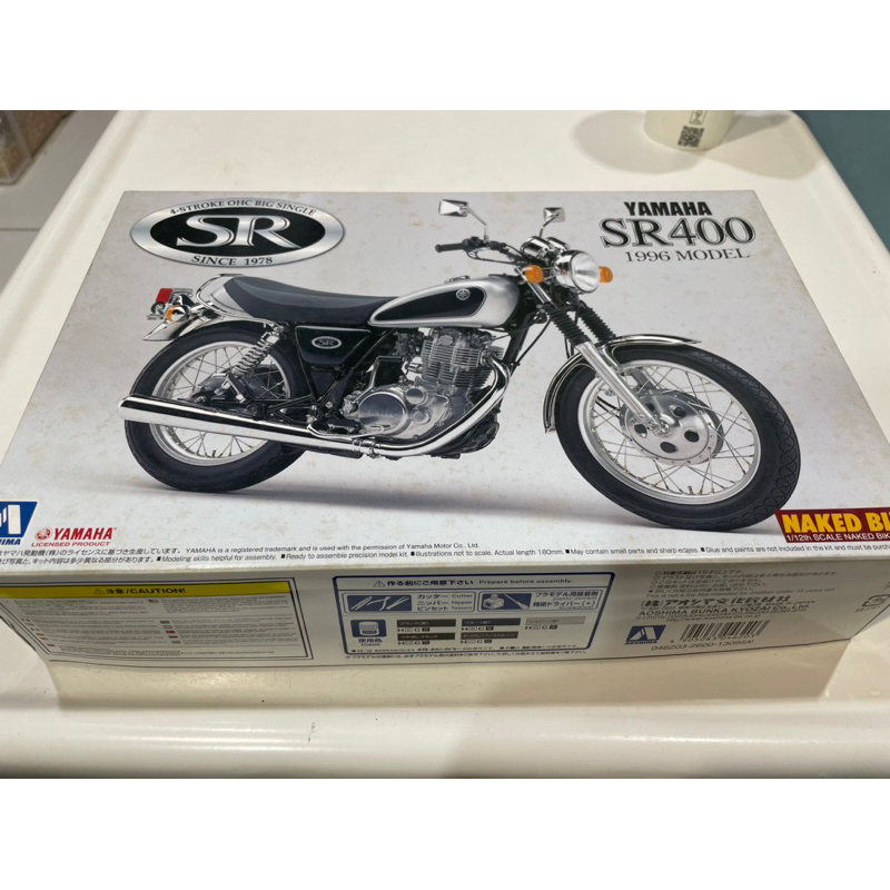 ［山姆玩具城］Yamaha SR400 組裝模型 全新未組裝 1996年