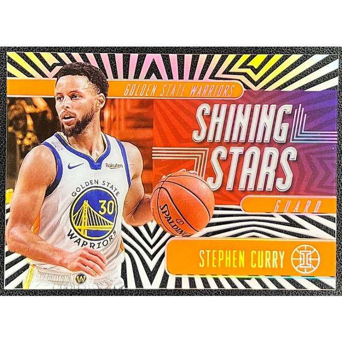 NBA 球員卡 Stephen Curry 2019-20 Illusions Shining Stars Orange