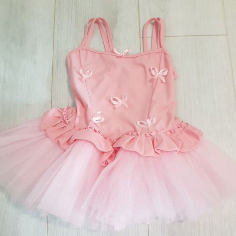 童裝 ☆ 二手 ☆ 4-5歲 粉紅芭蕾舞衣