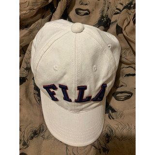 kid 二手 古著 Fila youth 大童 老帽 棒球帽 cap 帽 帽子
