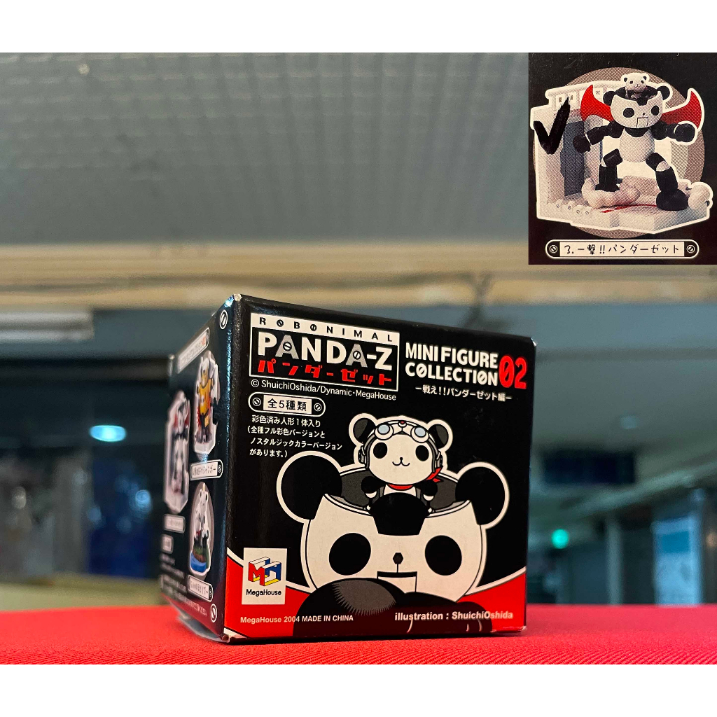 H  櫃 ：  NO.3  熊貓鐵金剛 PANDA-Z MINI FIGURE 場景 精選 第2彈 盒玩　天貴