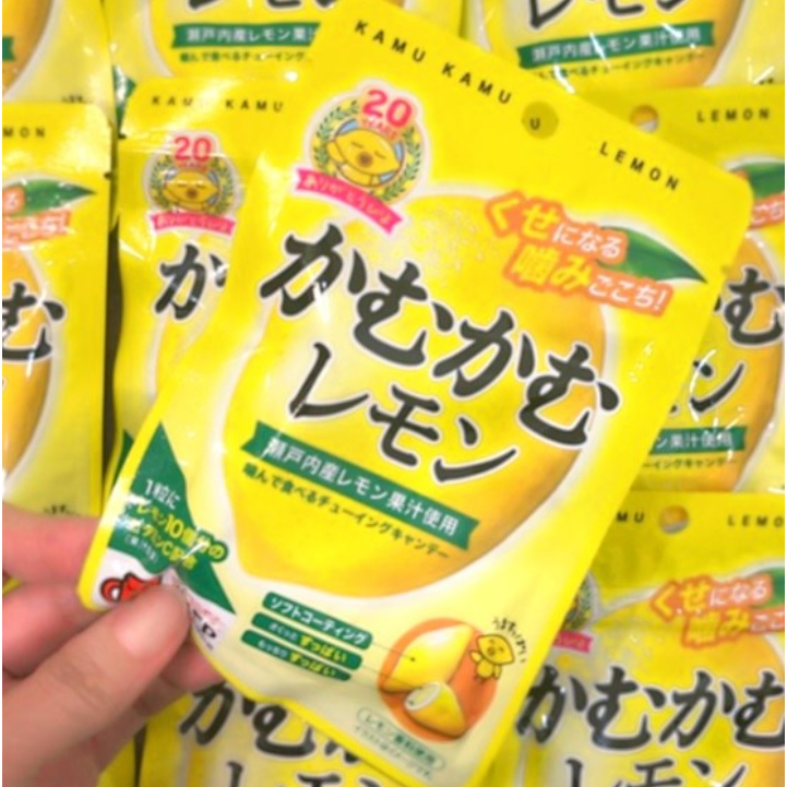 日本 現貨非預購 瀨戶內 檸檬 造型三層檸檬糖 袋裝 軟糖 口香糖口感 賞味期限2024.7.31