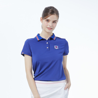 Snowbee Golf 女士素面短袖Polo衫(透吸濕排汗 翻領腰身上衣 高爾夫球衣 健身 爬山 戶外運動 網球)