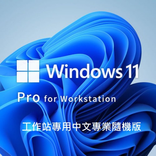 微軟 Windows 11 Pro for WorkStations 工作站專用 64Bit  中文專業隨機版