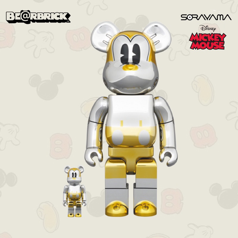 🖇️預購文🖇️ BE@RBRICK FUTURE MICKEY 2021 空山基米奇400％+100%