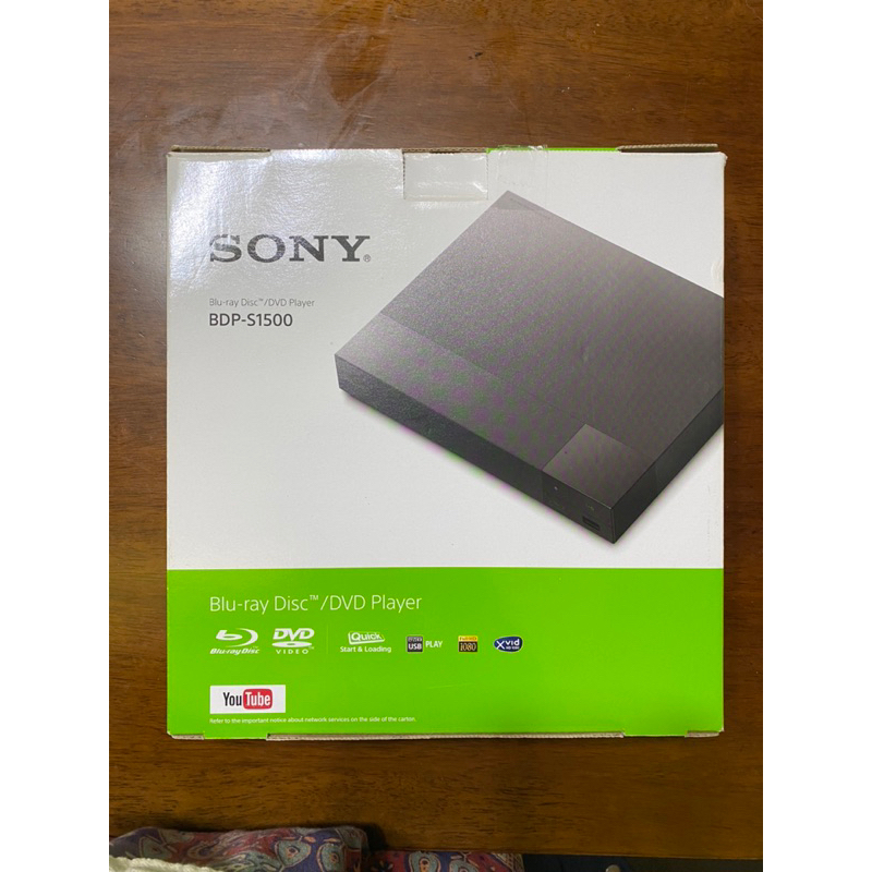 Sony藍光DVD播放器(BDP-s1500)